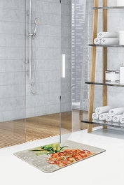 Mijölnir Alfombrilla de Baño Pine DJT 40 x 60 cm Multicolor